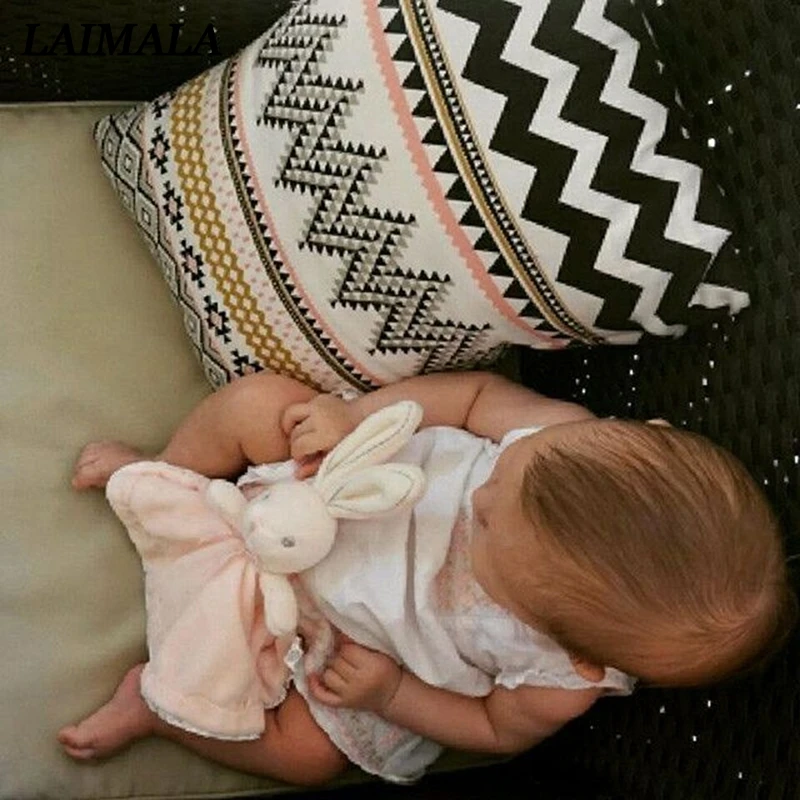 

Cute Baby Plush Toys Baby Pacifier Bunny Soothing Towel Infant Very Soft Security Blanket Sleep Friend Plush Rabbit Doll Toys