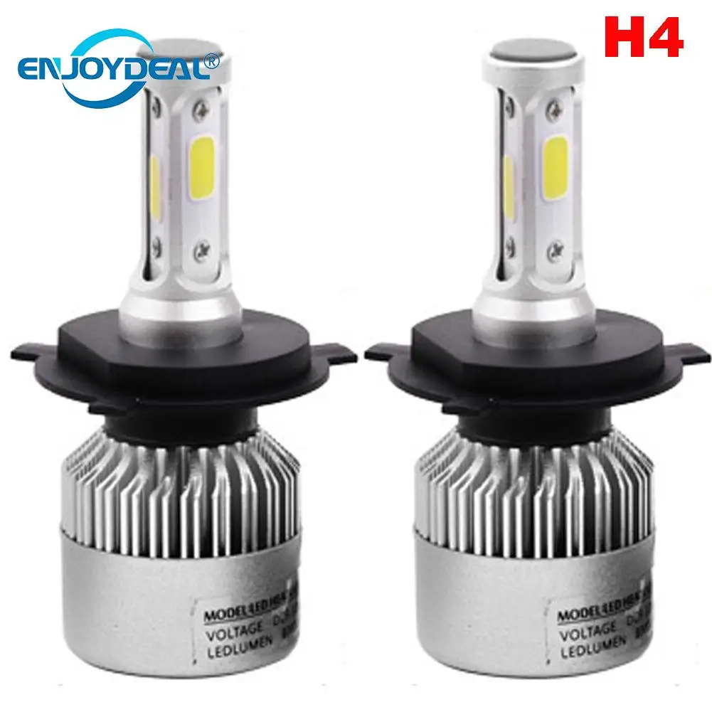 

COB LED Headlight Bulbs 2pcs COB H1 H3 H4 H7 H8 H11 9005 9006 LED Car Headlight Fog Light Lamp Bulb 6500K 72W 8000LM F5