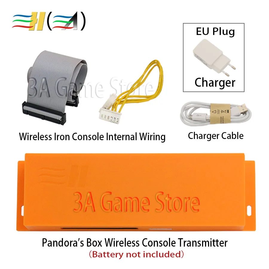3а игровая коробка Pandora 6 1300 в 1 беспроводная материнская плата и коробка Pandora беспроводной передатчик сигнала для консоли Pandora's Box 5 6 - Цвет: transmitter EU plug