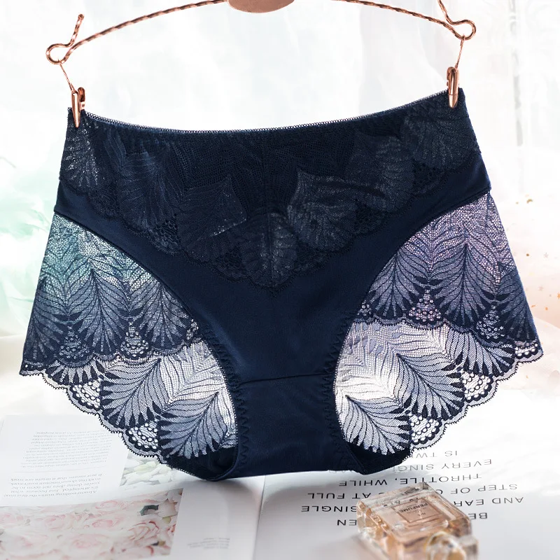 Women's Briefs Breathable Transparent Lingerie Panties Sexy Lace Female Mid-Rise Underwear Women Cotton crotchless Intimates Women's Briefs Breathable Transparent Lingerie Panties Sexy Lace Female Mid-Rise Underwear Women Cotton crotchless Intimates