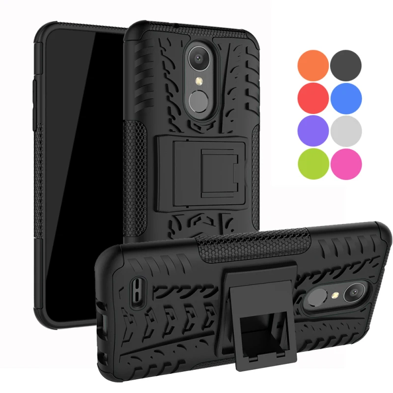 

5.0'' Phone Case for LG Aristo 2 Case Armor Hybird Stand Back cover for LG LV3 2018 / Aristo2 / X210 / Zone 4 / Rebel 3 Cover