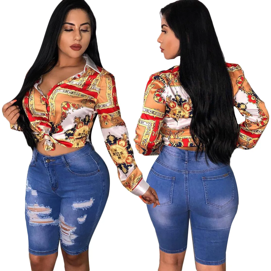 

Spring and summer 2019 new style, fashionable African clothing, fashion, rich printing, casual shirt