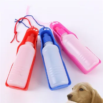 

2020 Small Pet kettle Accessories New Dog Travel Sport Water Bottle Outdoor Feed Drinking Bottle Pet Supply Portable DROP #0711