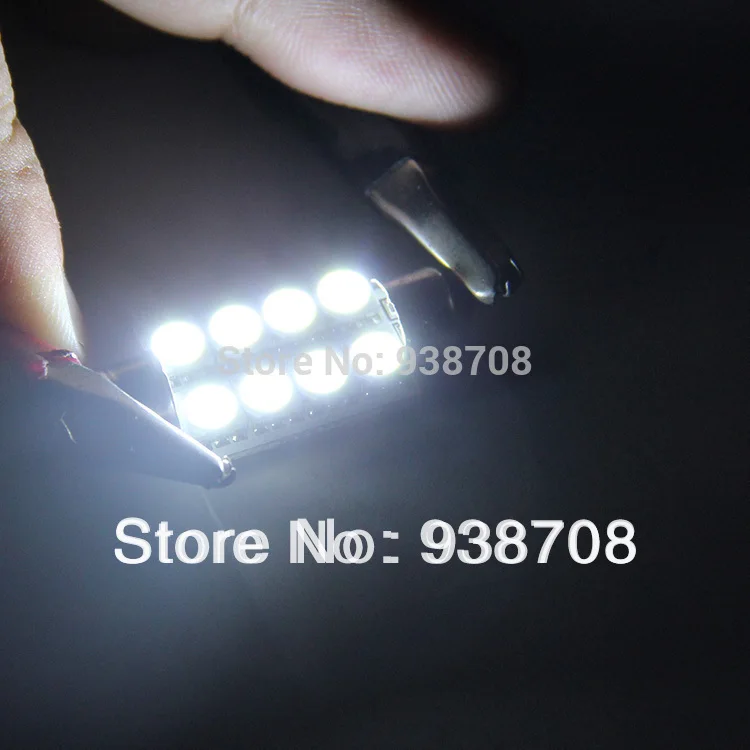 POSSBAY 50 штук 41 мм 5050 8SMD белый микро общего автомобиля гирлянда для салона купольный светодиодный лампы DC12V