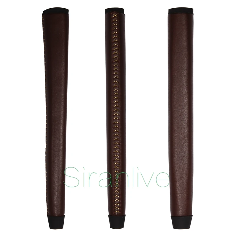 جديد الفضة اليدوية مقابض لعبة الغولف الحقيقي جلد البقر سطح أملس مضرب القبضات جديد الفضة اليدوية مقابض لعبة الغولف الحقيقي جلد البقر سطح أملس مضرب القبضات