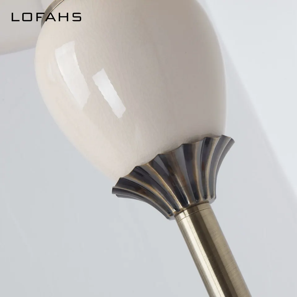 YX9016-L Modern Porcelain Floor Lamp for Living Room, Bedroom, Bedside, Piano & Reading Areas - Stylish Deco Standing Light image 6