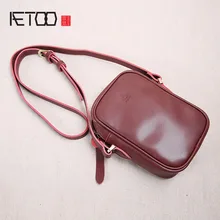 AETOO New female mini mobile phone bag shoulder leather wild Messenger small square bag
