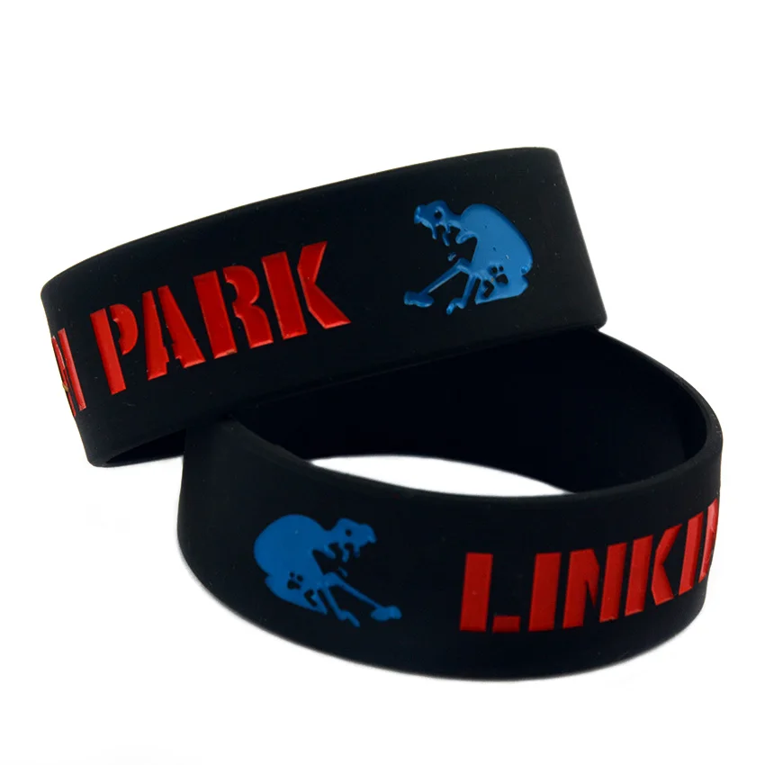 

1PC Debossed Linkin Park Silicone Bracelet for Music Fans