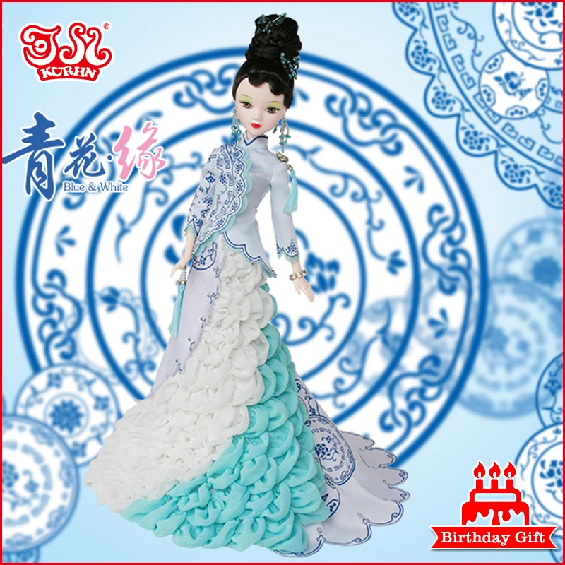 28 см китайская мода кукла-невеста свадебный подарок коллекция#9063