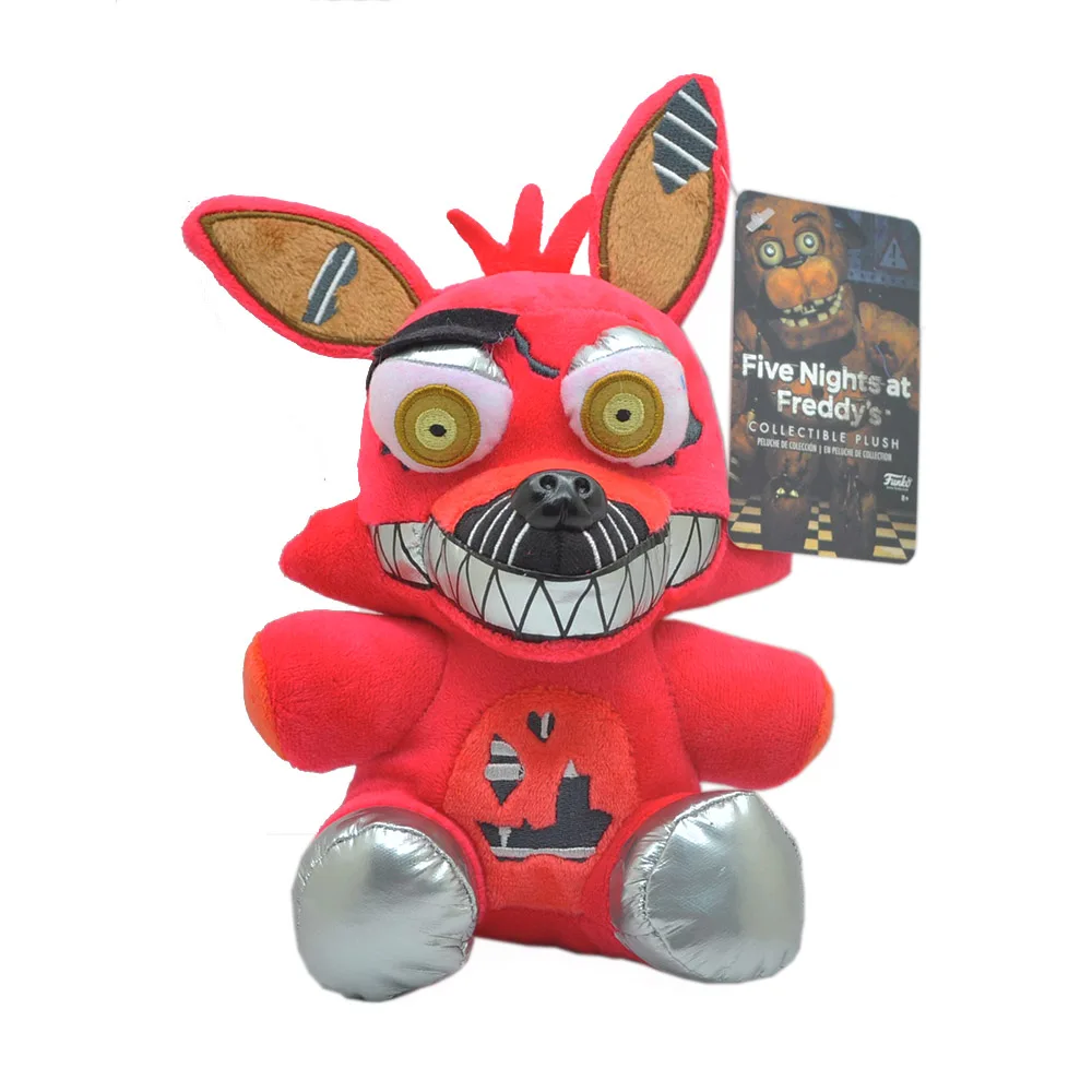EMS 100/лот " Фантом кошмар Фокси Бонни мангл марионетта Весенняя ловушка Банн Чика плюшевые куклы - Цвет: Nightmare Foxy