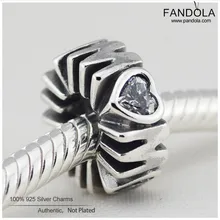 Подходит для Pandora Bacelets матери гордость талисманы 925 пробы серебро бусины