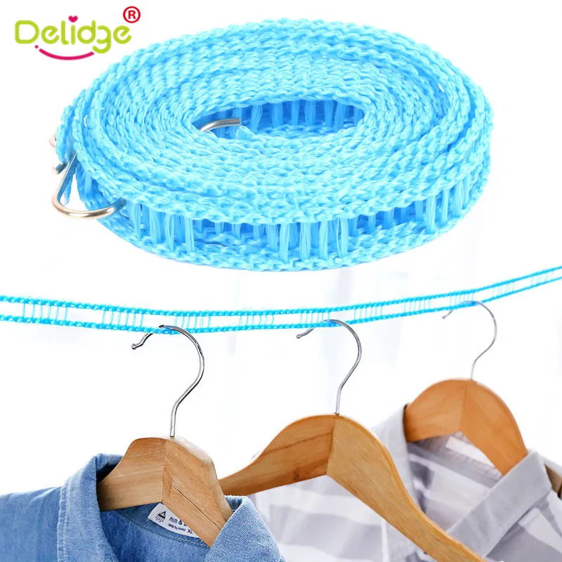 

Outdoor Windproof 3M Adjustable Clotheslines 5 Meters Clothes Dryer Cloth Hanger Rope Strength Nylon Durable Anti Slip Laundry