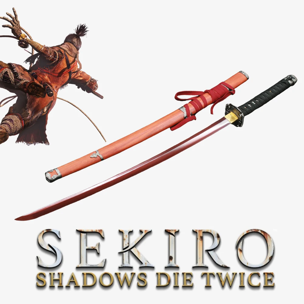 SEKIRO: Shadows Die Twice Wolf косплей реплика меча mortal blade японская игра катана красная