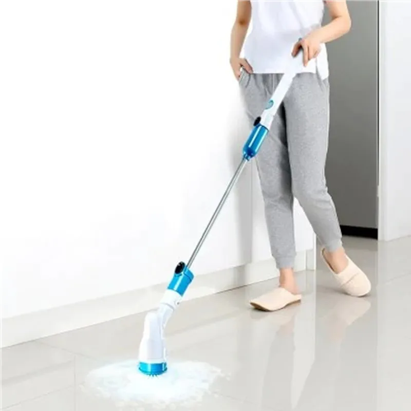 

electric wireless power scrubber rotary drill brush set for cleaning bathroom kit household cleaning brushes
