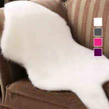 Меховой ковер из мягкой овчины, чехол для стула из искусственной шерсти, теплый Пушистый Ковер, подушка для сиденья, новые ковры из искусственного меха для гостиной# SS