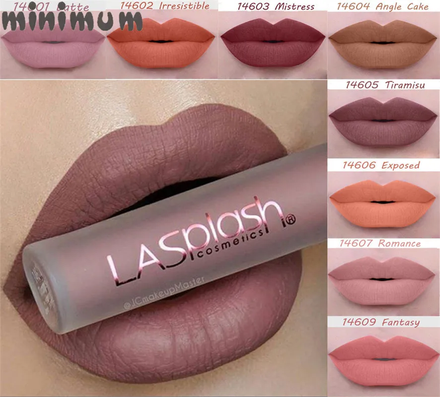 9 Colors Waterproof Long lasting Lip Gloss Pigment Dark