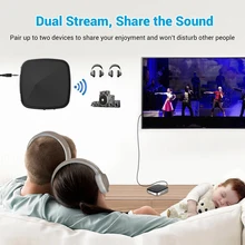 3.5mm Wireless Bluetooth 4.2 Transmitter and Receiver AUX Audio Adapter For Home TV Car