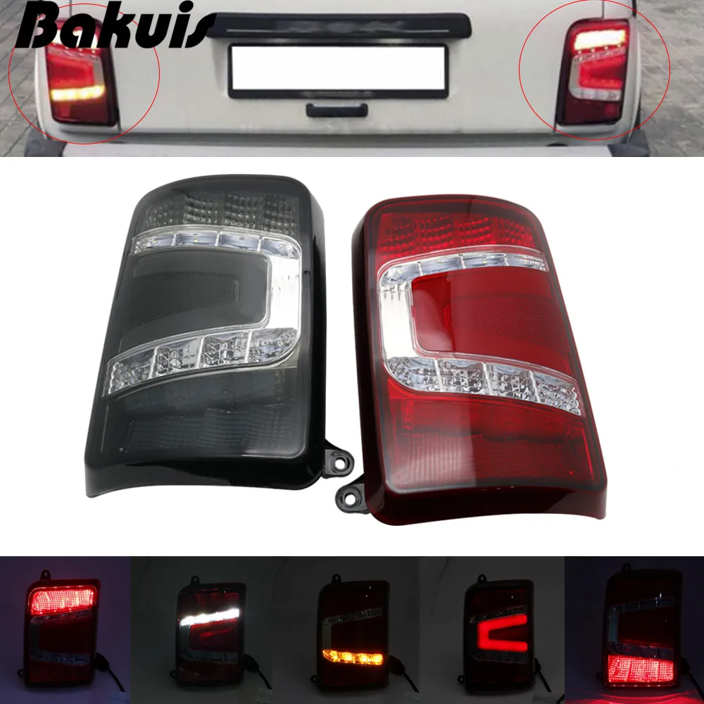 Kaufen Für Lada Niva 4X4 1995 LED rückleuchten mit turn signal PMMA ABS kunststoff funktion zubehör auto styling tuning