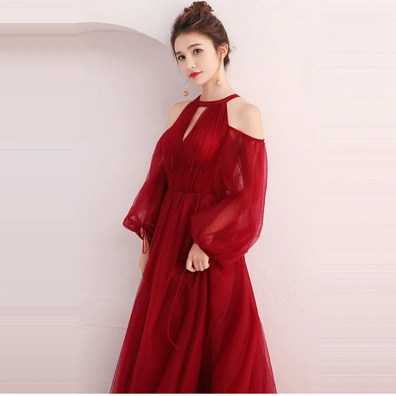 It's Yiiya Evening Dresses Long Sleeve 2018 Sexy Backless Floor Length Tulle Fashion Designer Evening Dress Party Gown LX915 It's Yiiya Evening Dresses Long Sleeve 2018 Sexy Backless Floor Length Tulle Fashion Designer Evening Dress Party Gown LX915