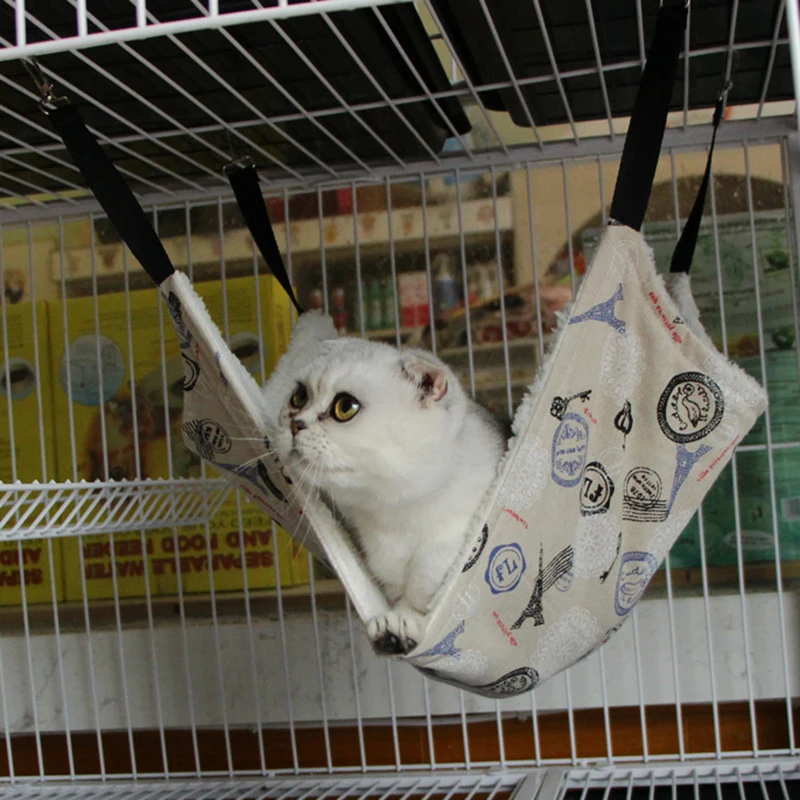 Title 2, 12 Colors Cozy Double Rabbit Puppy Cat Hammock ...