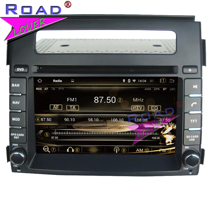 Автомобильный DVD плеер Roadlover Android 9 0 Авторадио для KIA Soul 2012 стерео GPS навигация