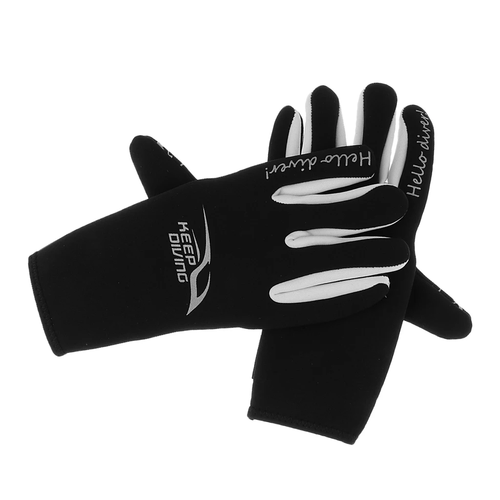 2pcs 3mm Neoprene Printed M/L/XL 3mm Neoprene Wetsuits Gloves for Diving Scuba Snorkeling 3