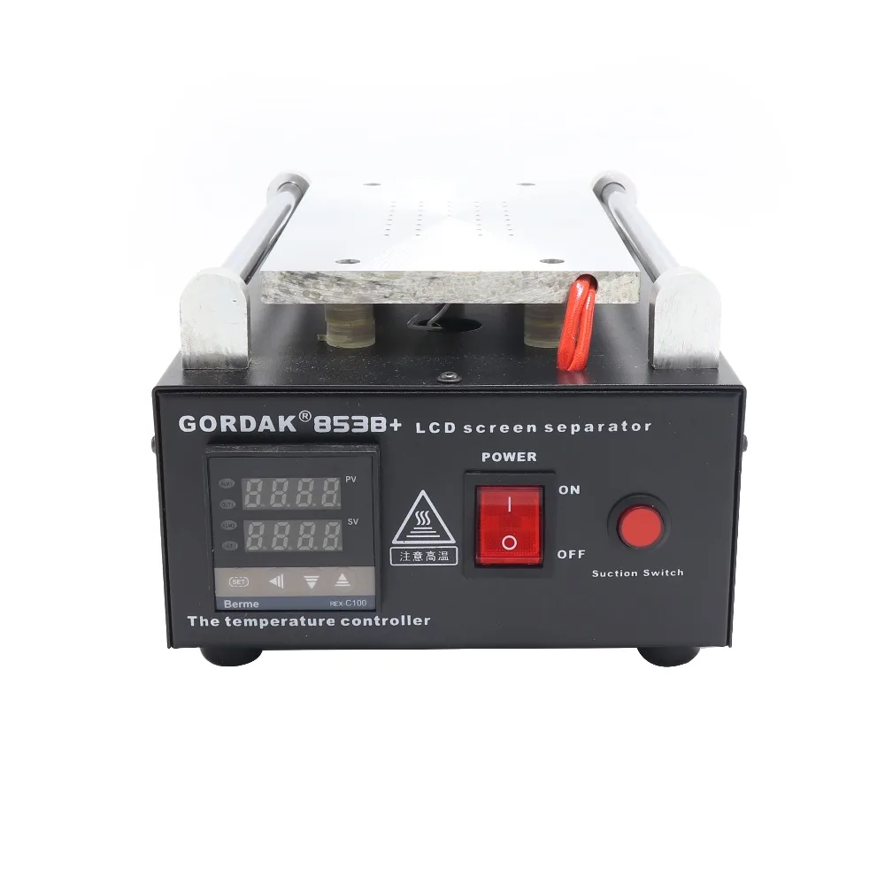 

GORDAK-853B + LCD splitter/separator, 11 * 19cm heated aluminum plate preheating platform desoldering station