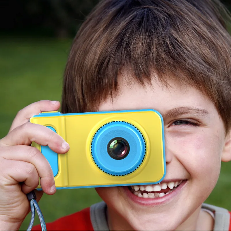 

DIY Children's Mini Digital Camera 2 Inch Cartoon Cute Camera Toys Children Birthday Gift 1280P Toddler Toys Camera