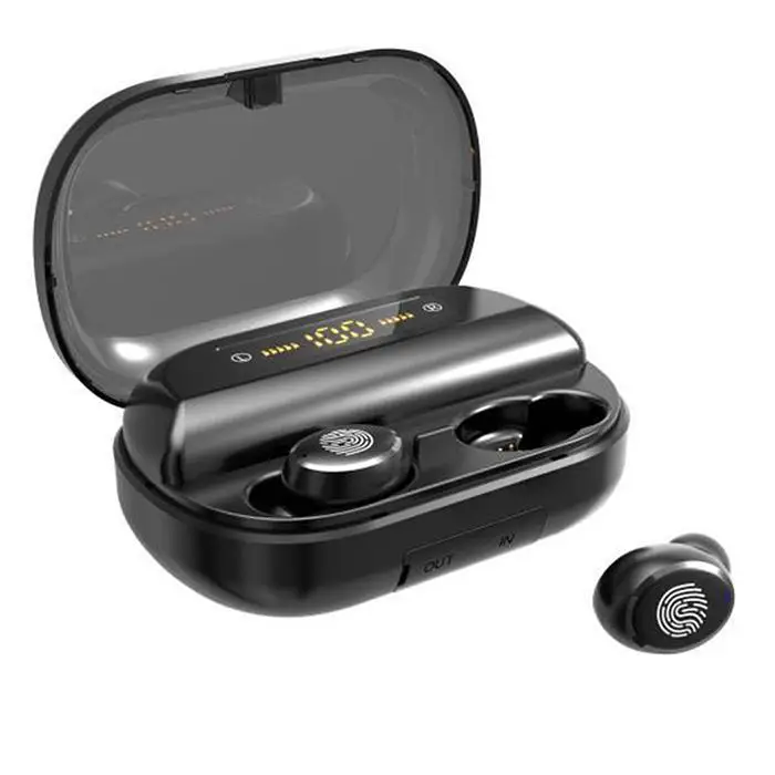 Беспроводная bluetooth-гарнитура Hifi стерео-вкладыши CVC8.0 мини-поддержка наушников 2400 мАч с зарядным устройством