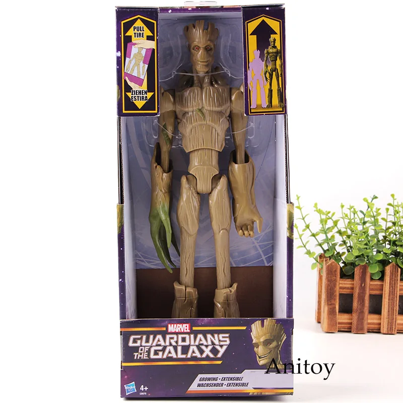 

Action Figures Marvel Guardians of the Galaxy Extensible Growing Tree Man Doll PVC Collection Model Toys