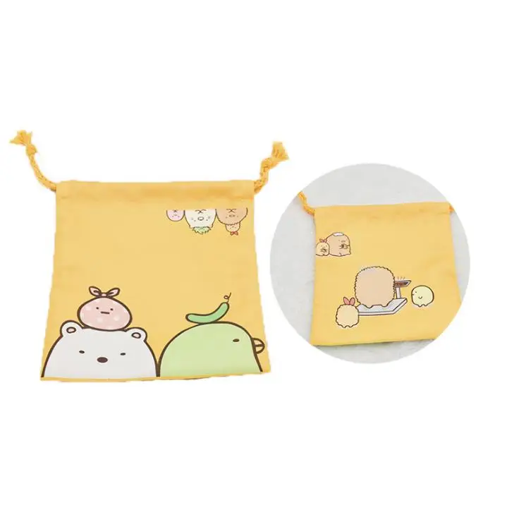 1 шт., мультяшная мини сумка Sumikko Gurashi из полиэстера и енота, косметическая сумка для хранения, канцелярские сумки для документов, подарки - Цвет: 15