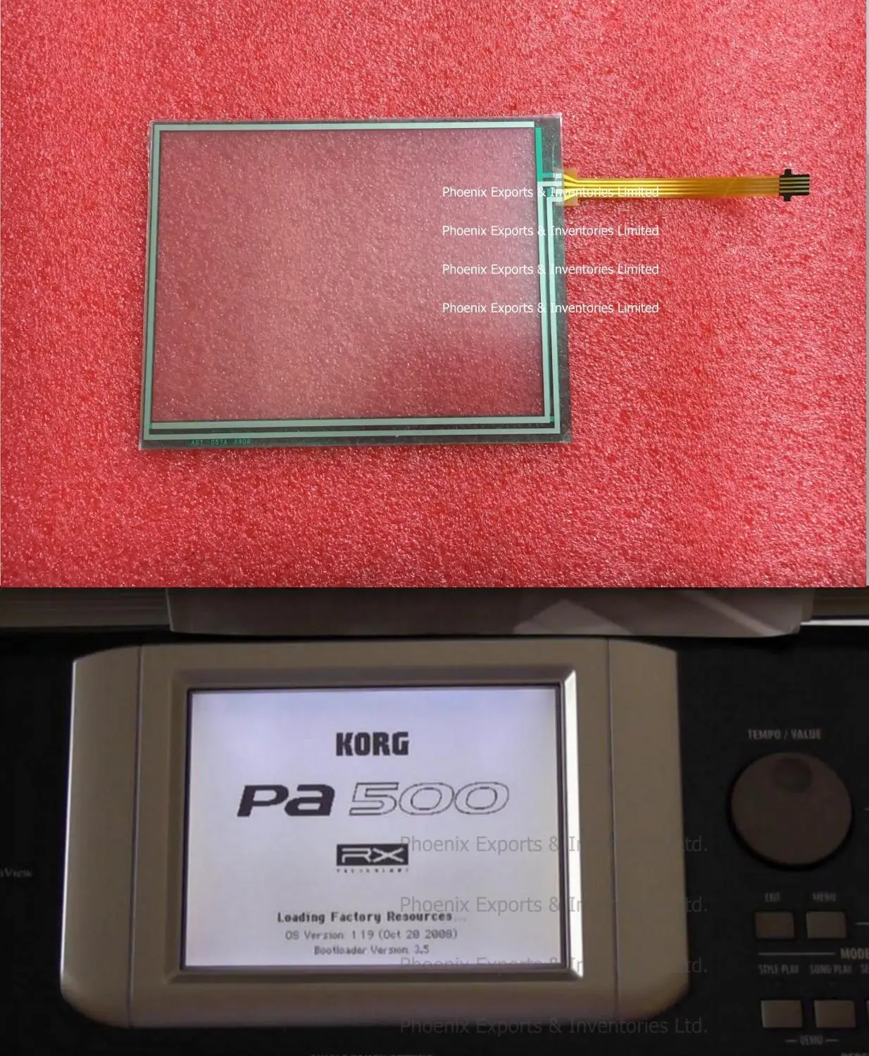 

Original Korg Touch screen Digitizer for Korg PA500 M50 TOUCH SCREEN DIGITIZER PANEL PAD GLASS