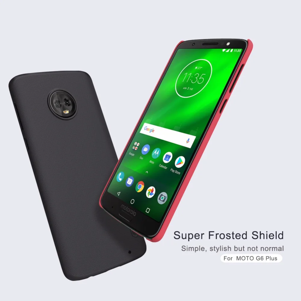 Чехол для Motorola MOTO G6 плюс G6Plus NILLKIN суперматовый чехол-бампер чехол для MOTO G6+ чехол с розничной упаковкой