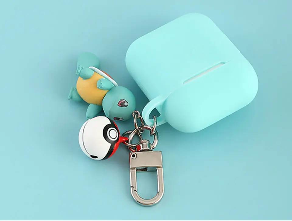 Милый японский мультяшный силиконовый чехол для Apple Airpods, чехол, аксессуары, Bluetooth, чехол для наушников, сумка, декоративная крышка, брелок