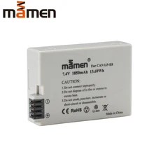 Mamen Rechargeable 1850mAh LP-E8 LP E8 LPE8 Digital Camera Battery For Canon EOS 5D 700D 50D 600D 650 Rebel T5i T3i Batteries