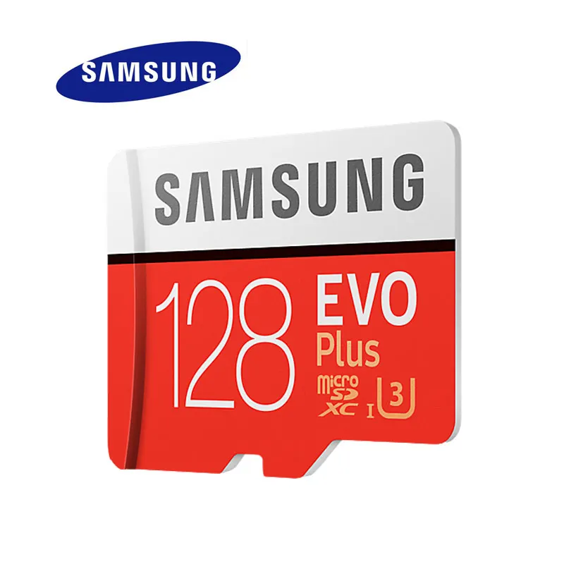 Samsung micro sd карты памяти evo+ 128 гб 100 МБ/с. sdxc c10 u3 UHS-I MicroSD TF Карта Плюс 128 Г Класса 10 Класса 3 карта памяти микро сд для телефона карта памяти micro sd карта памяти для телефона