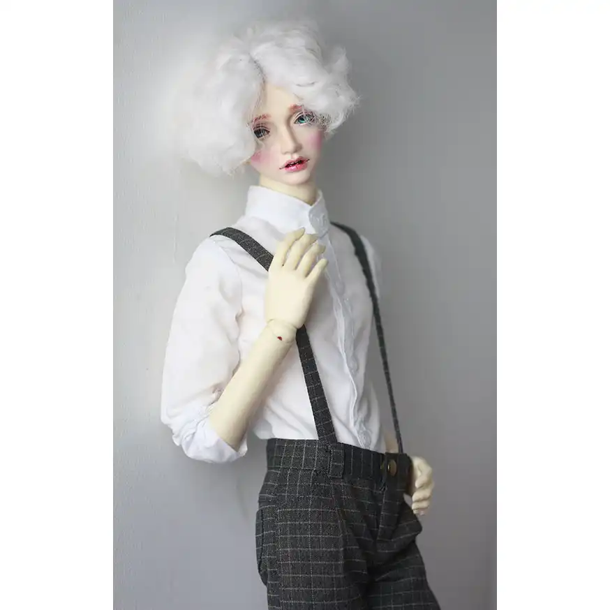 BJD White Loose Shirt Outfits Cloth For Female 1//3 24/" 60cm SD DK DZ AOD Doll
