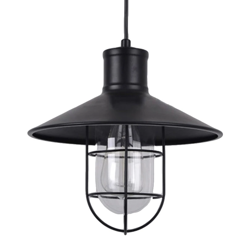 

HUANJUNSHI Modern Birdcage Iron Pendant Lights Edison Bulb E27 Restaurant Bar Counter Attic Bookstore Decoration Lamp