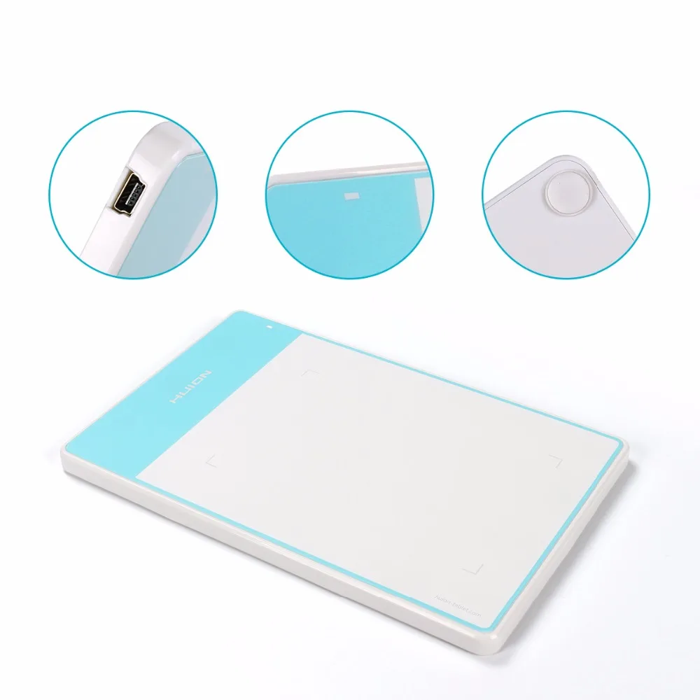 Beste Originele Huion 420 4 Inch Digitale Tabletten Mini Usb Handtekening Pen Tablet Grafische Tekening Tablet Osu Game Tablet