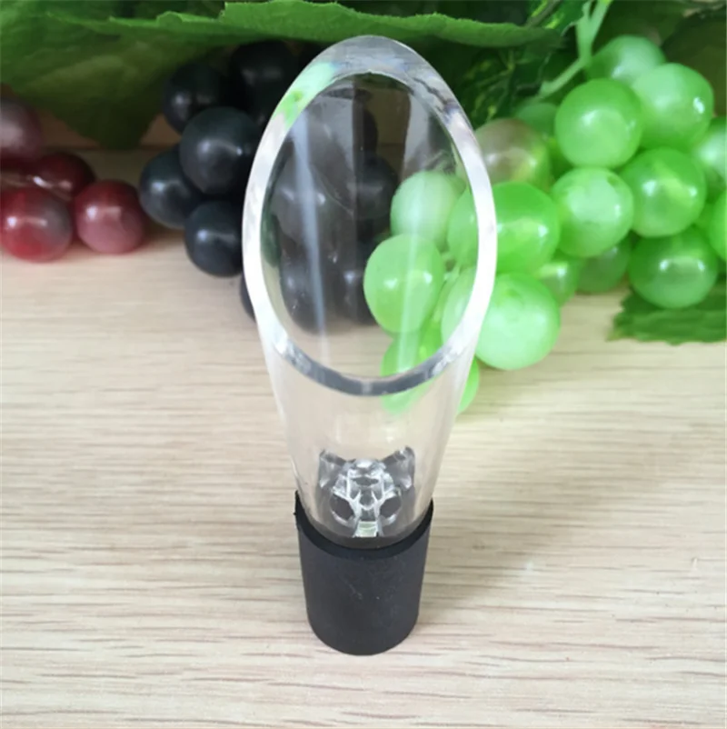 

1pcs Mini Red Wine Aerator Quick 360 Degrees Rotating Wine Pourer Decanter Cap for Bottles Bar Accessories