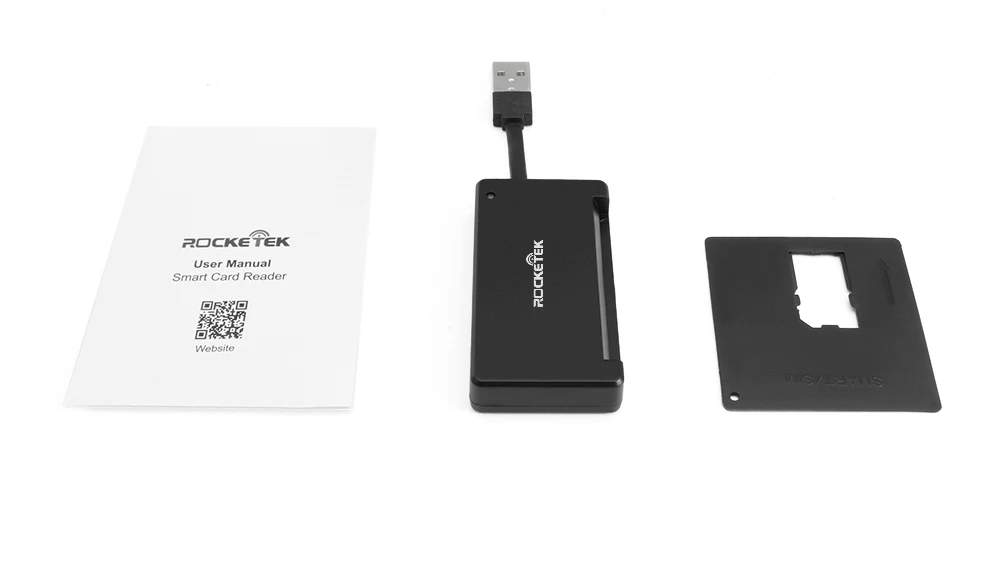 Rocketek USB 2,0 считыватель смарт-карт cac, ID банковская карта, sim карта cloner разъем cardreader адаптер ПК компьютер ноутбук аксессуары