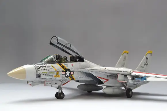 HASEGAWA 1/72 масштабная военная модель игрушки 00544 F-14A Tomcat Atlantic Fleet DIY модель истребителя игрушка для коллекции, подарок, для детей