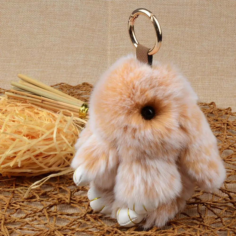 Брелок Chanfar Bunny брелок помпон для женщин подвеска автомобиля украшения|pompom