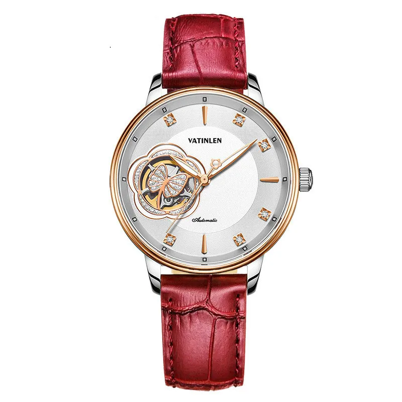

Switzerland High Quality Ma'am Fully Automatic Mechanics Wrist Watch Fund Noctilucent Woman Surface Fashion Casual 6007
