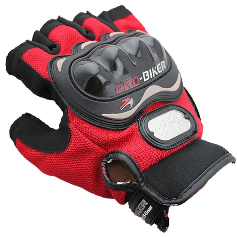 Перчатки для занятий спортом на открытом воздухе, перчатки для рыцаря, походные охотничьи перчатки для езды на мотоцикле, гоночные перчатки - Цвет: Красный