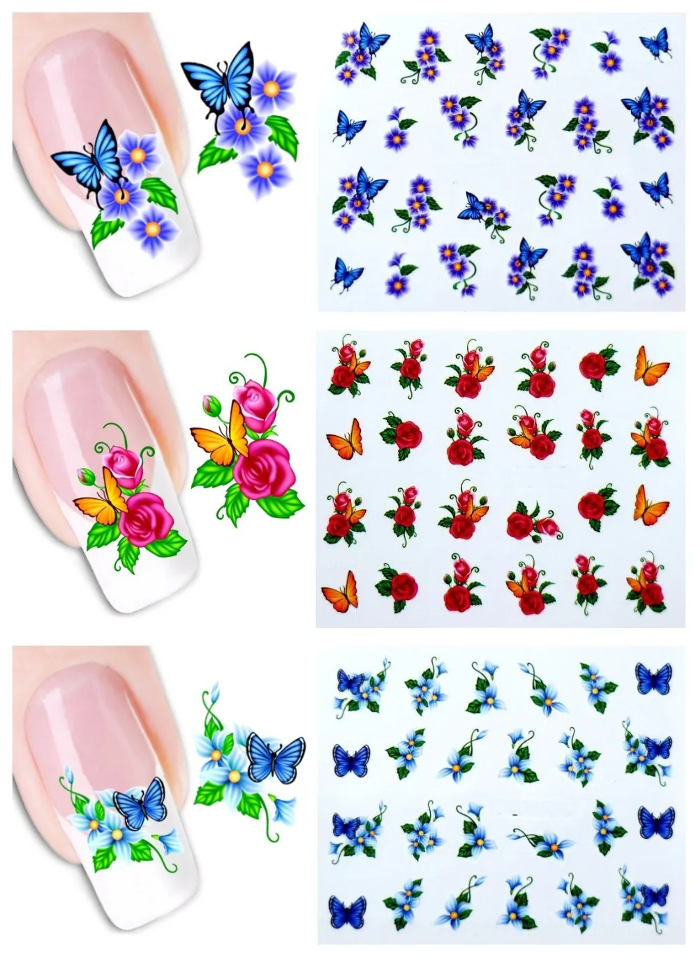 2 59 3d Nail Art Stickers Silver Embossed Texture Bowknot Heart 108pcs Sheet