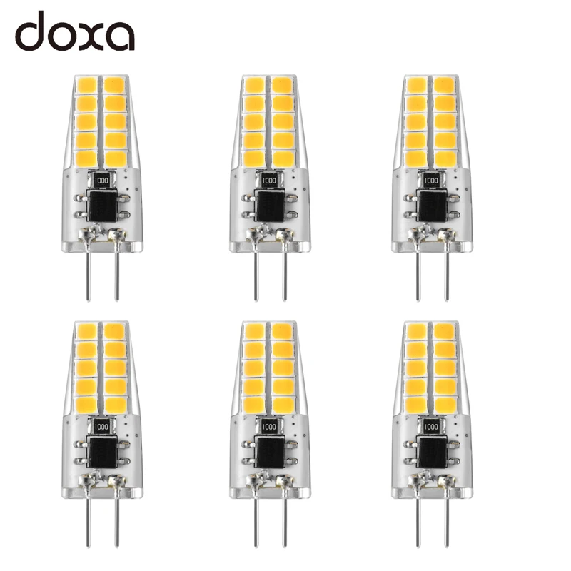 

6pcs G4 LED Bulb Lampada Lampara 3W AC 220V 230V LED G4 Light Lamp ampul 20led 360 Beam Angle 2835SMD Replace 30W Halogen Lamp
