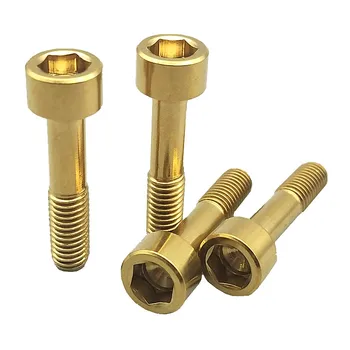 

Ti Bolt M5 M5x23mm Titanium Bolt for SRAM XO Ti Gold Multicolor Column Head Hexagon Socket Ti Screws Ti Fasteners