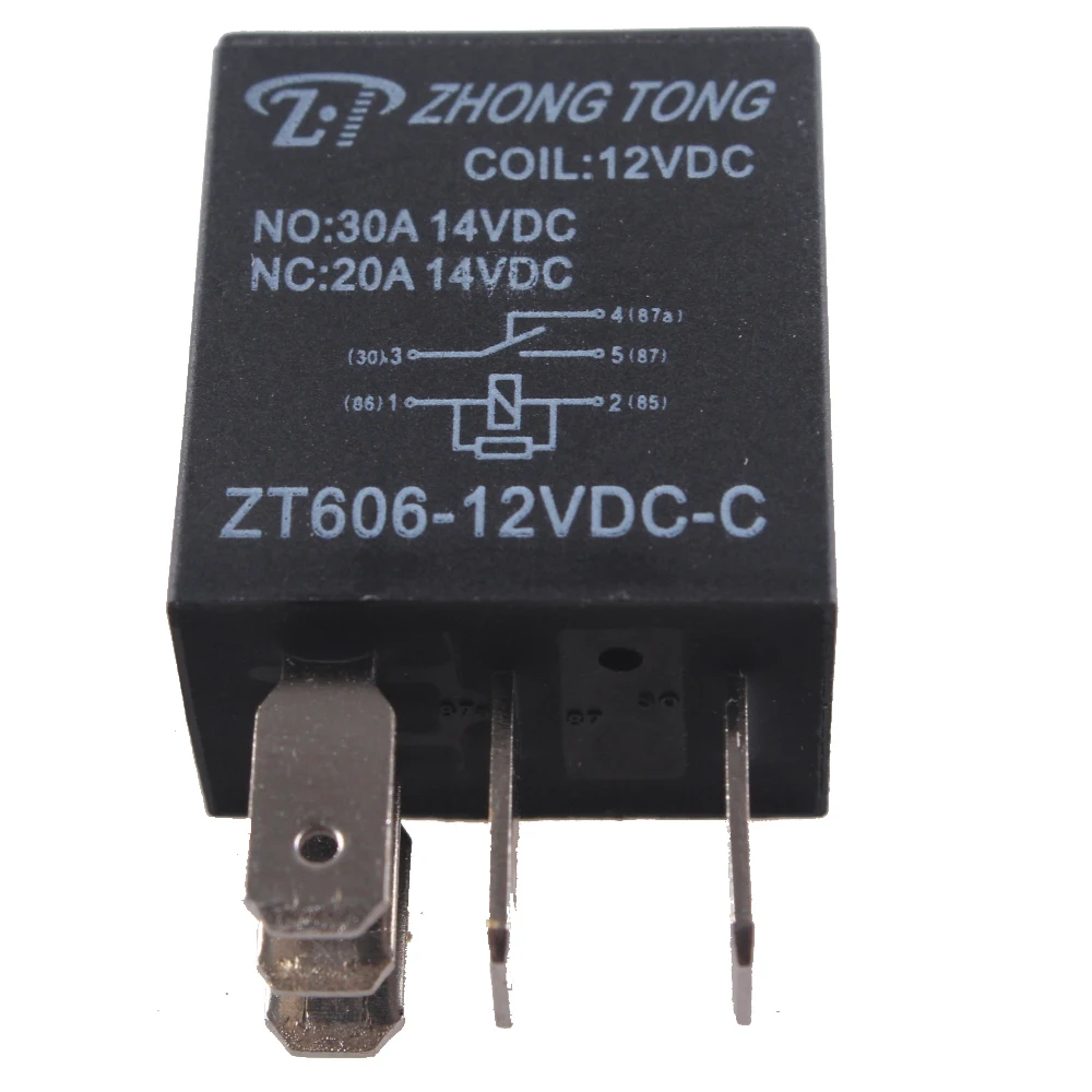 

EE support 5 Pcs Car Electronics 12V 20A/30A SPDT Relay For Fuel Pump Horn Kit 5P 5 Pins Auto Relays diagnostic-tool XY01