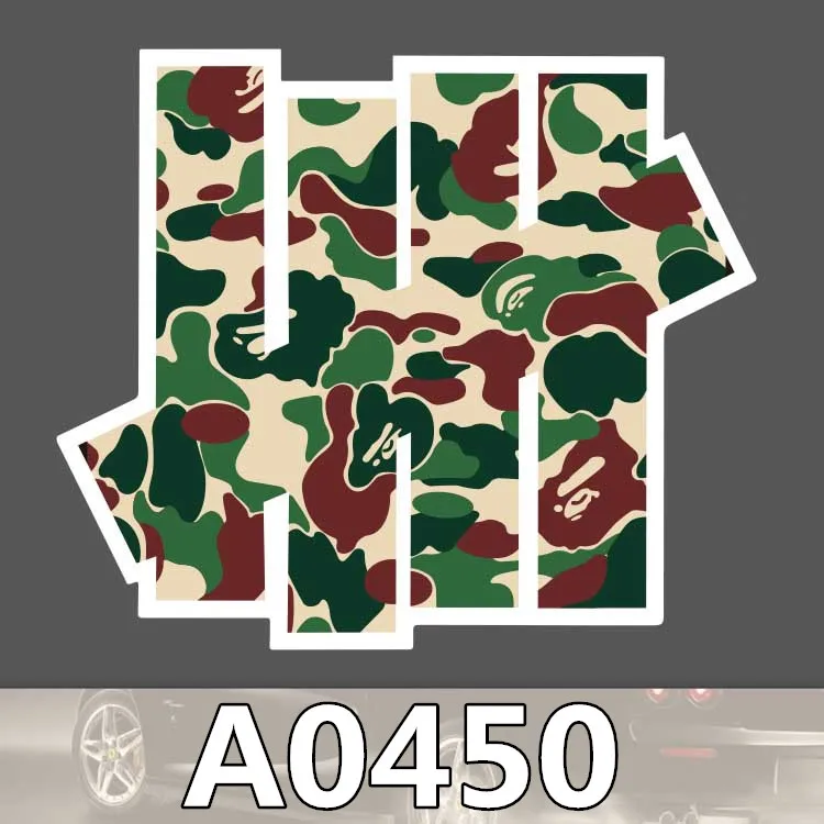 Bevle A0450 Tide Brands Logo Skateboard Graffiti Notebook Motor Stickers Decal Fridge Waterproof Sticker for Cars
